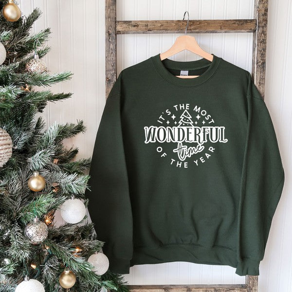 It's The Most Wonderful Time Tree Sweatshirt