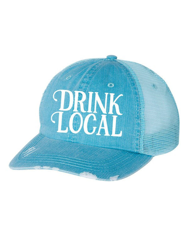 Drink Local Embroidered Hat