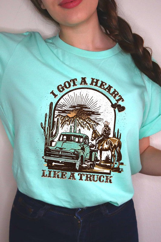 HEART LIKE A TRUCK TEE