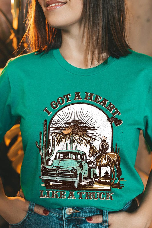 HEART LIKE A TRUCK TEE