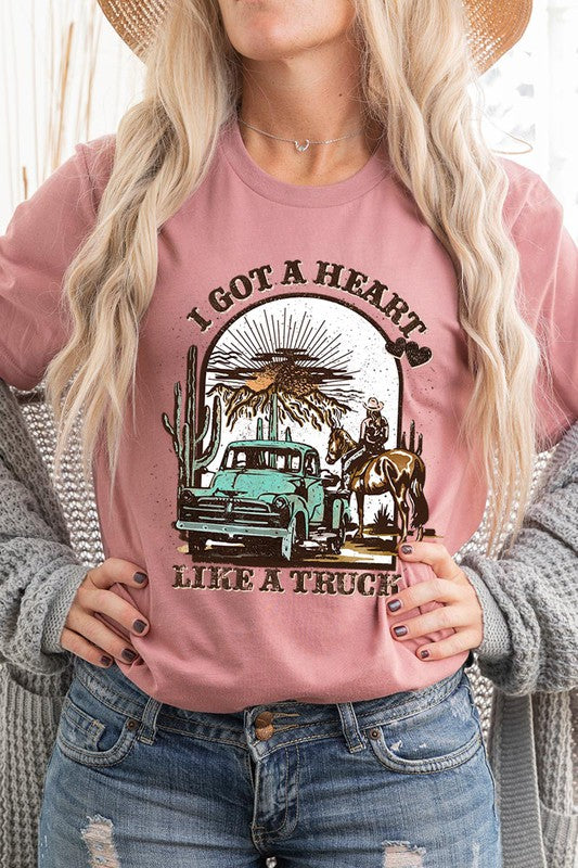 HEART LIKE A TRUCK TEE