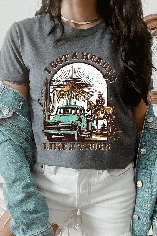 HEART LIKE A TRUCK TEE