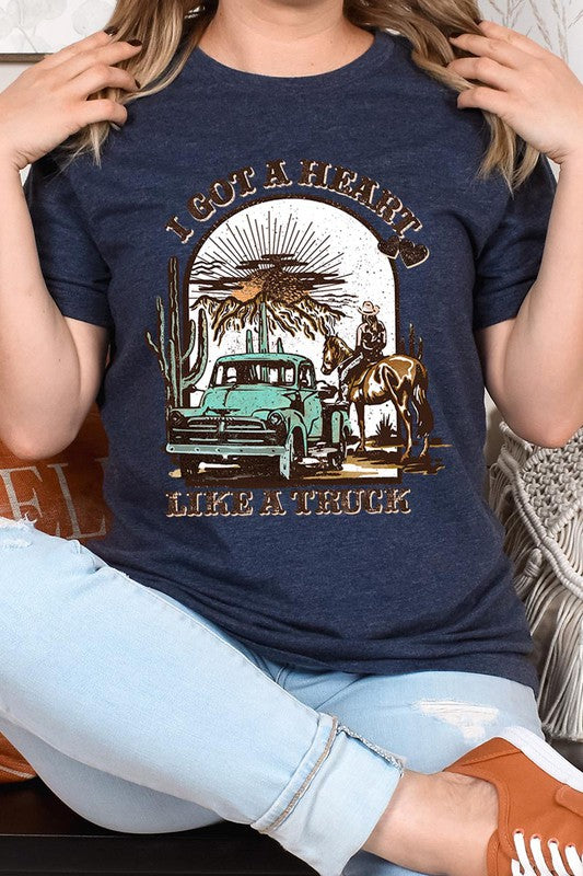 HEART LIKE A TRUCK TEE