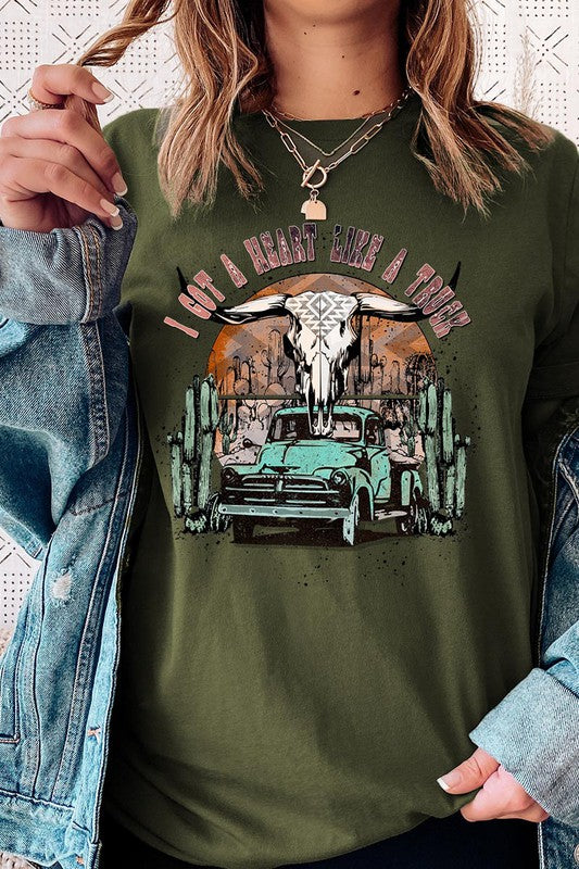 HEART LIKE A TRUCK TEE