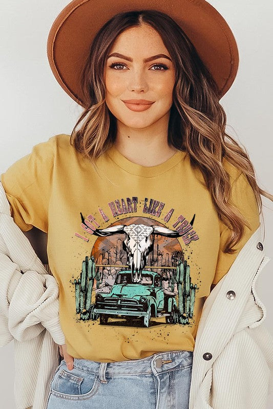 HEART LIKE A TRUCK TEE