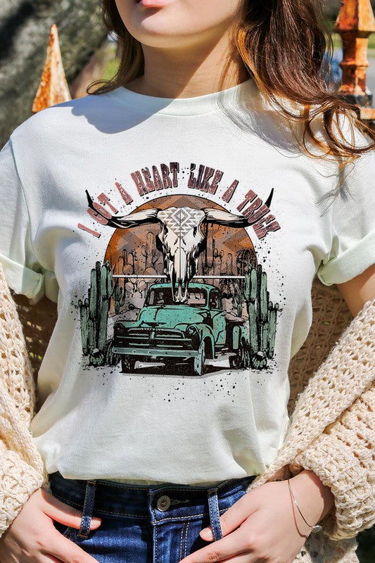 HEART LIKE A TRUCK TEE