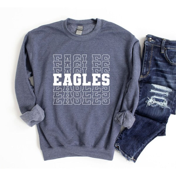 Eagles Stacked Graphic Sweatshirt
