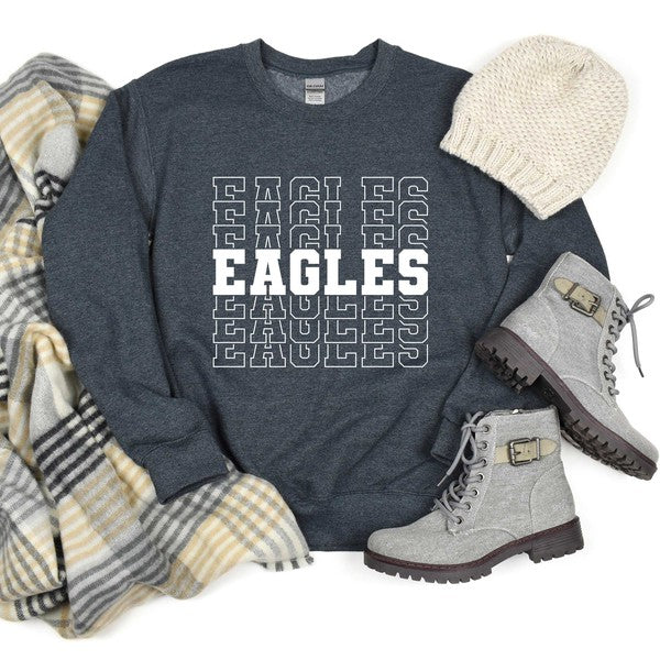 Eagles Stacked Graphic Sweatshirt