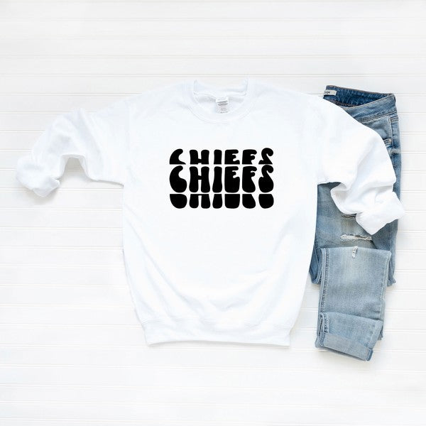 Chiefs Bubble Stacked Graphic Sweatshirt
