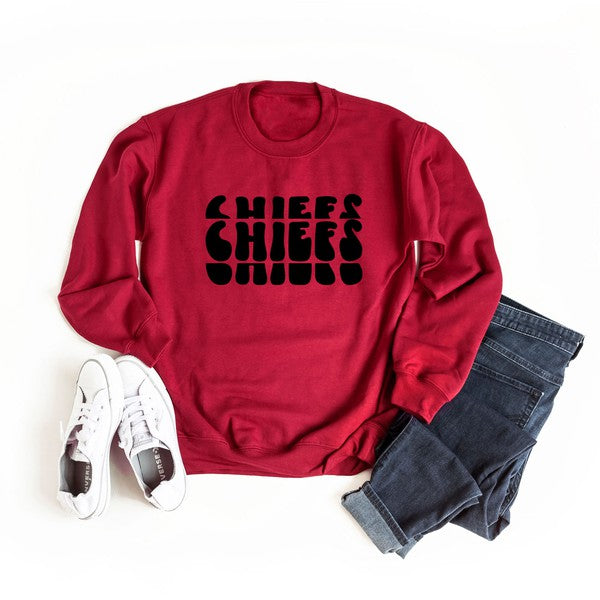 Chiefs Bubble Stacked Graphic Sweatshirt
