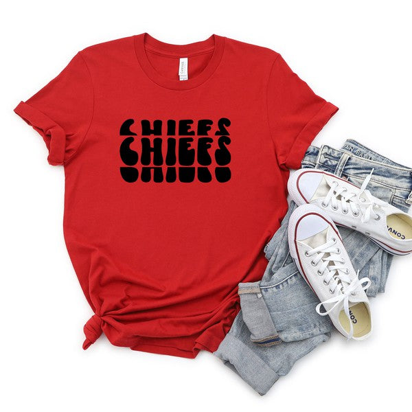 Chiefs Bubble Stacked Short Sleeve Tee