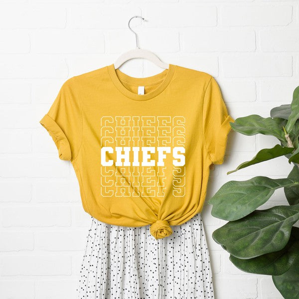 Chiefs Stacked Short Sleeve Tee