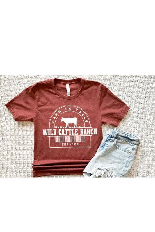 Farm to Table Western Graphic Tee