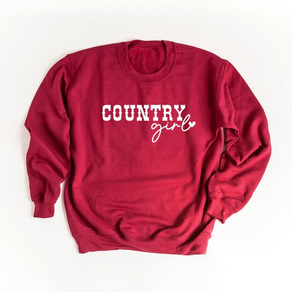 Country Girl Heart Graphic Sweatshirt