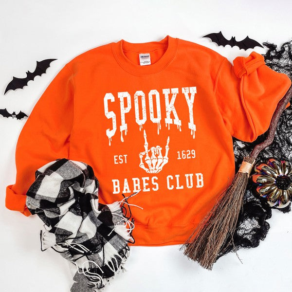 Spooky Babes Club Graphic Sweatshirt