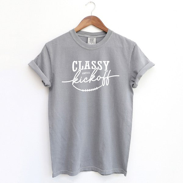 Classy Until Kickoff Garment Dyed Tee
