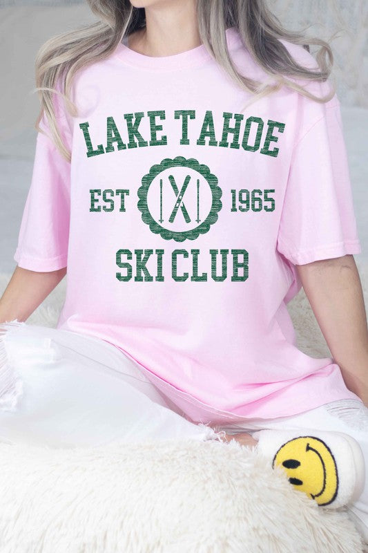LAKE TAHOE SKI CLUB OVERSIZED TEE