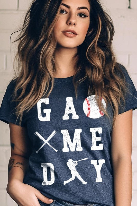 Game Day Baseball Graphic T Shirts