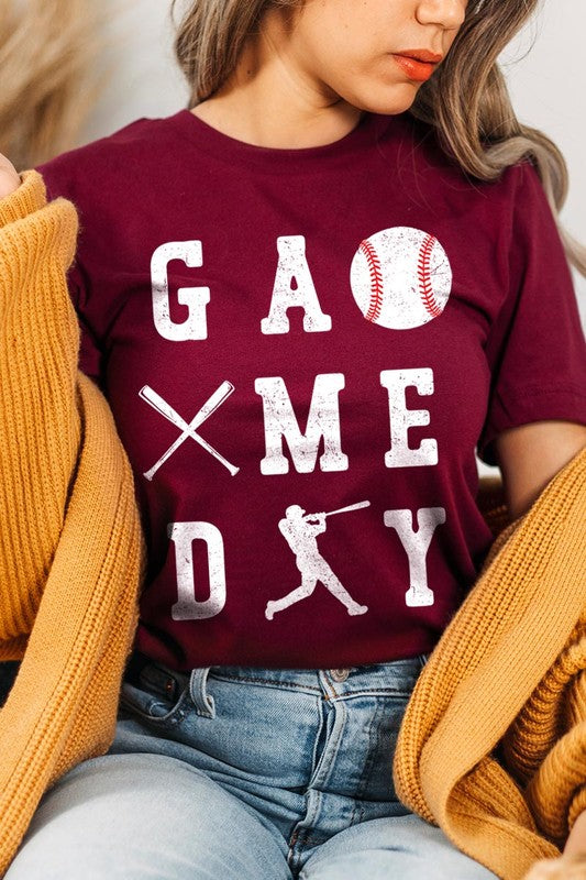 Game Day Baseball Graphic T Shirts