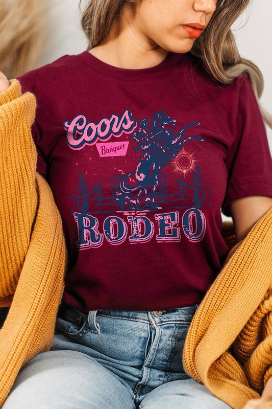 Coors Rodeo Western Graphic T Shirts