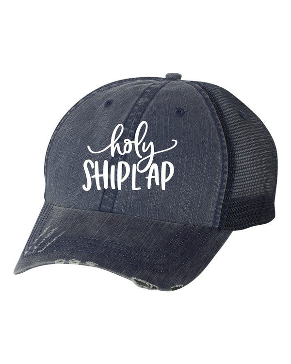 Holy Shiplap Embroidered Trucker Hat