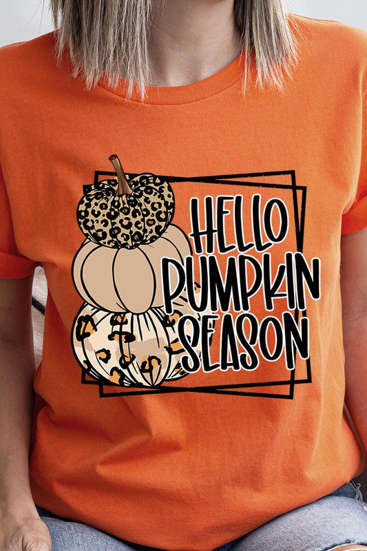 HELLO PUMPKIN SEASON FALL TEE