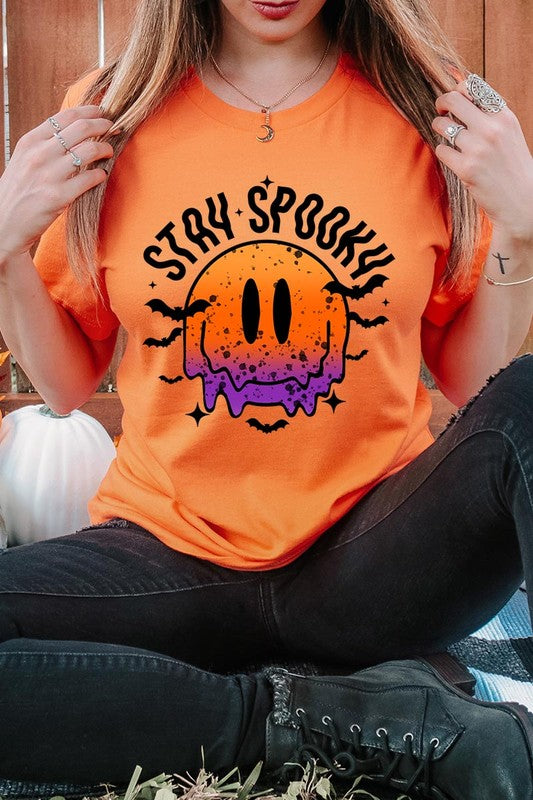 STAY SPOOKY SMILEY TEE