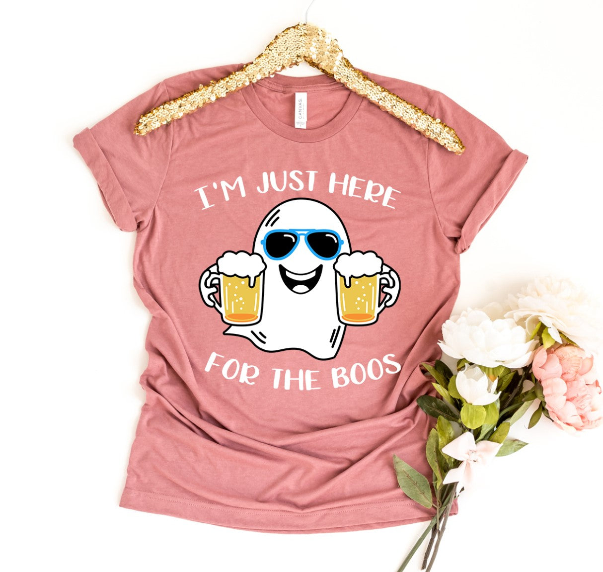 I'm Just Here For The Boos Shirt