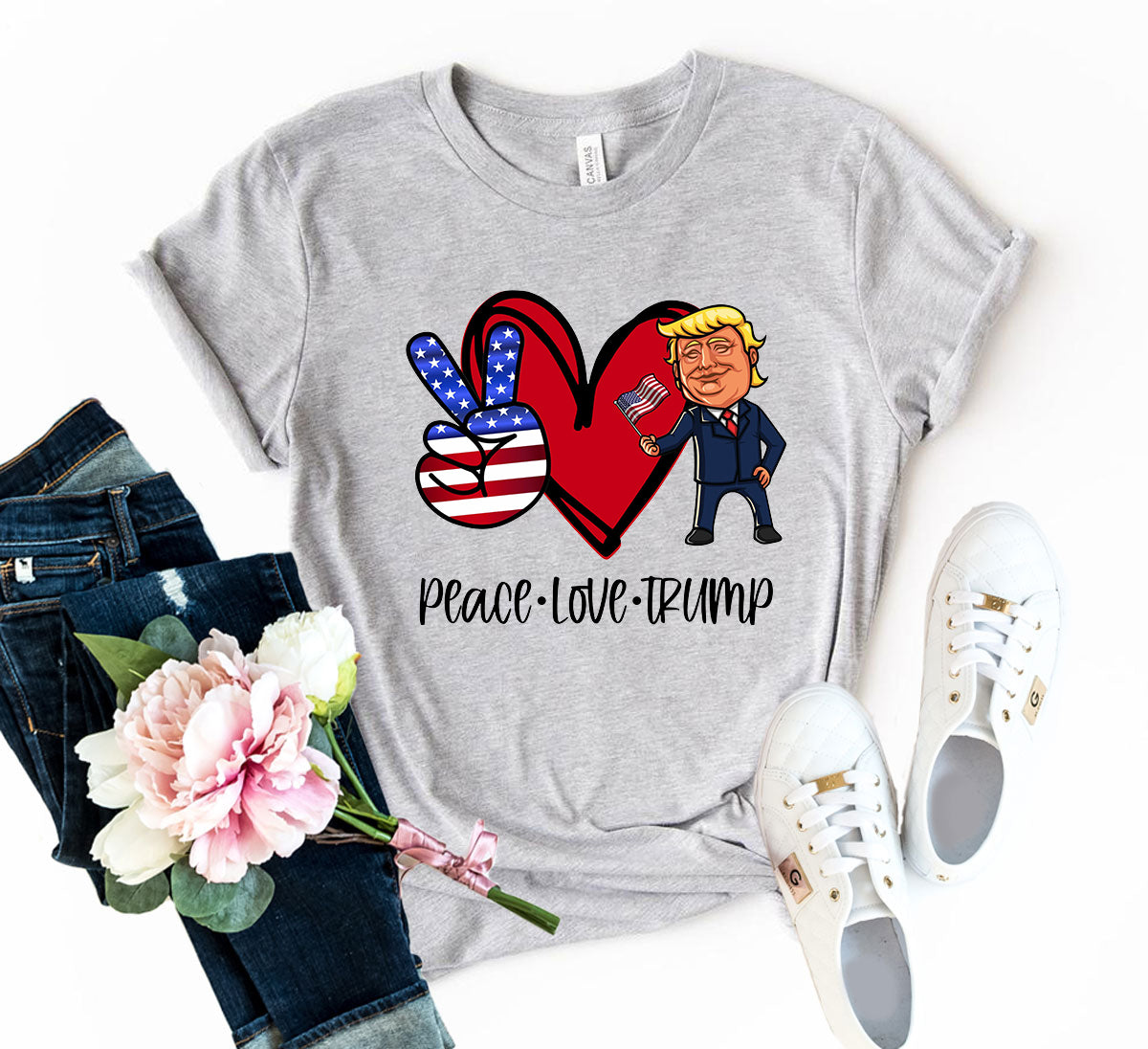 Peace Love Trump Shirt